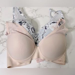 2 for 1 Vince Camuto Bras 34B Mush Cut Outs